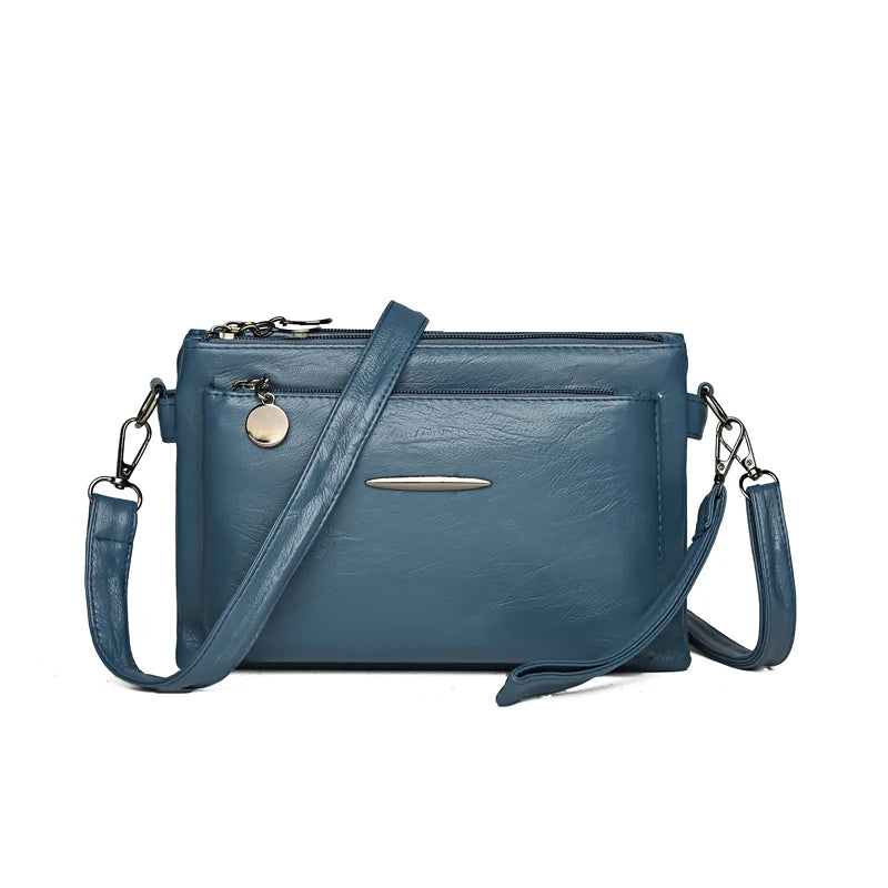 Luxury Designer Multilayer Ladies Handbags High Quality Leather Shoulder Bags Women 2025 Female Crossbody Bag Purses and  Sac Master Coach HQ