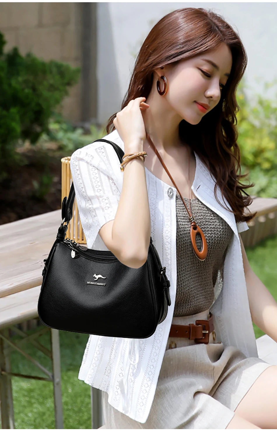 Luxury Designer Ladies Handbags New High Quality Leather Shoulder Bag For Women Female Retro And Minimalist Crossbody Bags Purse Master Coach HQ