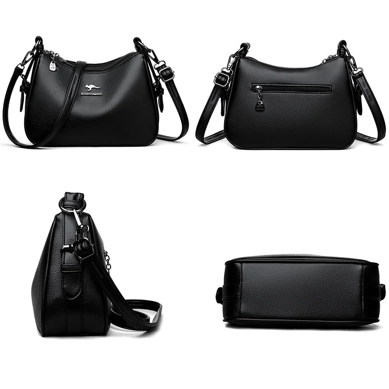 Luxury Designer Ladies Handbags New High Quality Leather Shoulder Bag For Women Female Retro And Minimalist Crossbody Bags Purse Master Coach HQ