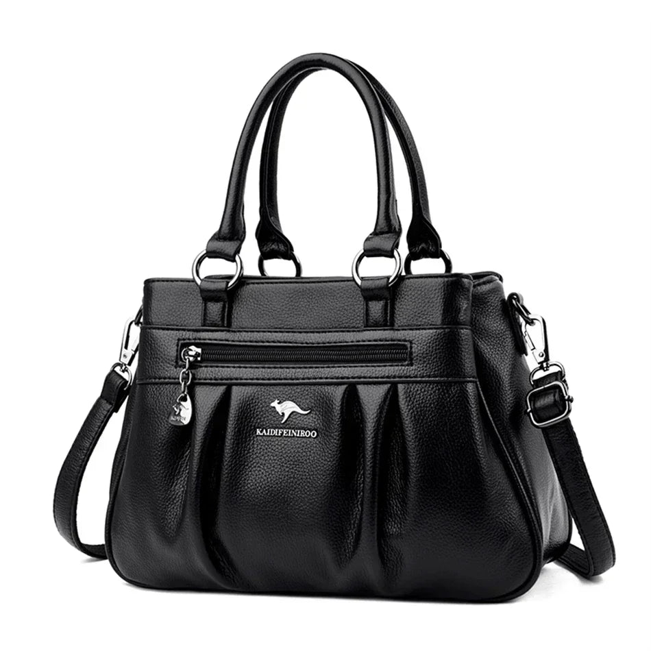 Luxury Handbags Women Bags Designer 3 Layers Leather Hand Bags Big Capacity Tote Bag for Women Vintage Top-handle Shoulder Bags Master Coach HQ