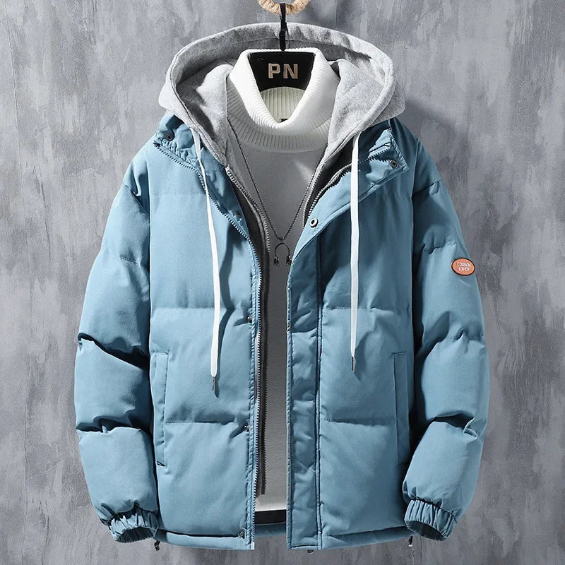 Male Coat Windbreaker Jackets For Men Fashion Parkas Autumn Winter Overcoat Men's Casual Jacket Keep Warm Windproof Hombre New Master Coach HQ