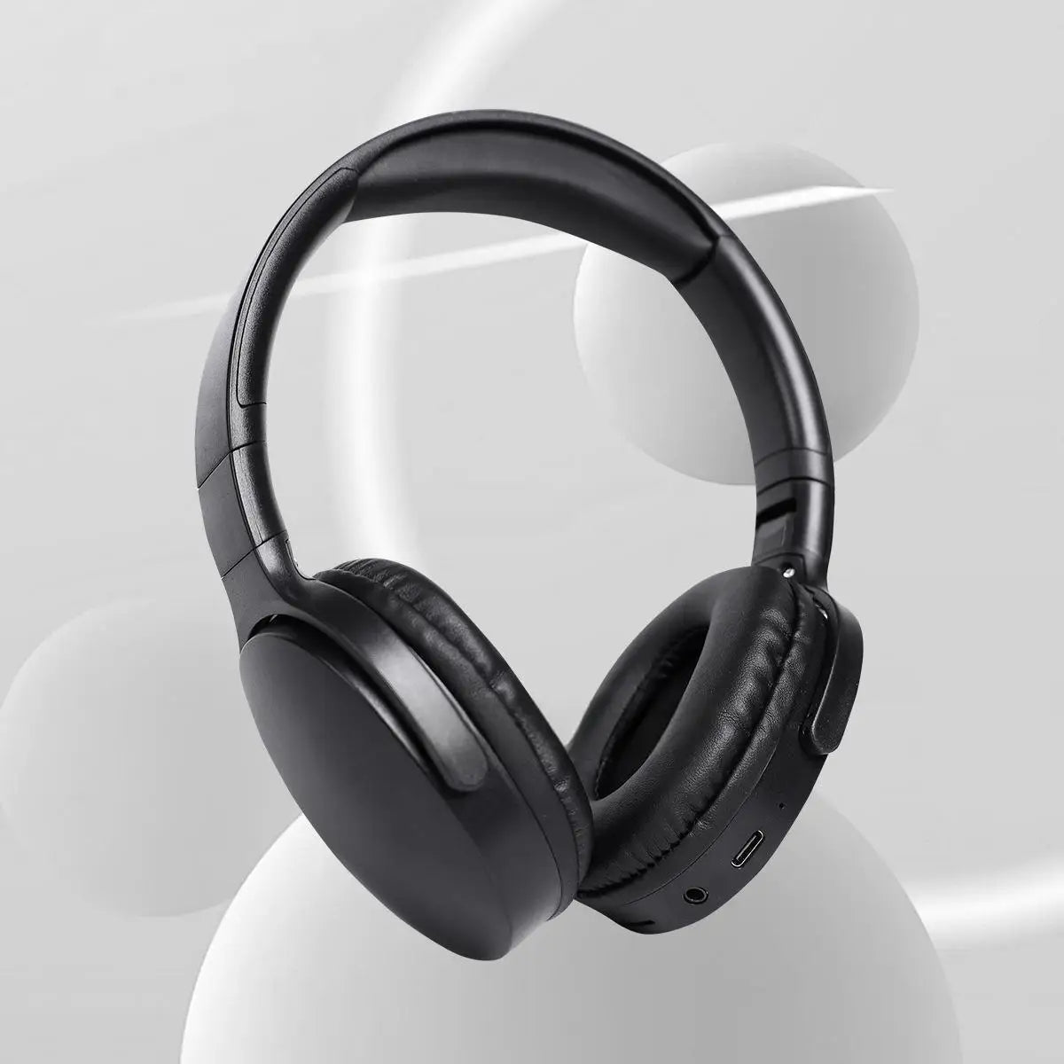 Fashionable Bluetooth wireless headphones, over-ear, deep bass, sports stereo, high fidelity, long battery life, universal Master Coach HQ