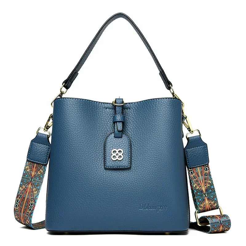 Luxury Designer High Quality Leather Women's Handbag Purses 3 Layers Multifunctional Ladies Shoulder Messenger Bags Sac Femme Master Coach HQ