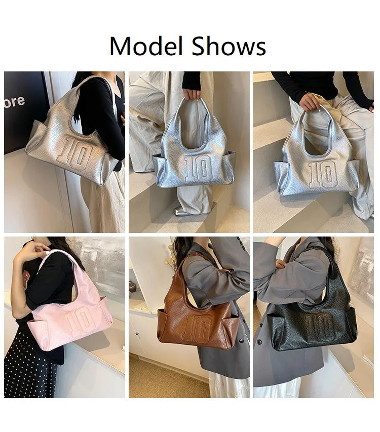Luxury Women Bag 2025 New Armpit Handbags Women Shoulder Hobos Purse Top-Handle Bag Punk Cool Girls Shopping Packs Large Bolsas Master Coach HQ