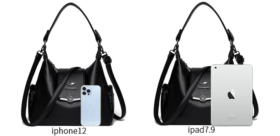 Luxury Handbags Women Shoulder Bags Designer Ladies Large Capacity Tote Famous Brand Quality Leather Crossbody Messenger Bag Master Coach HQ