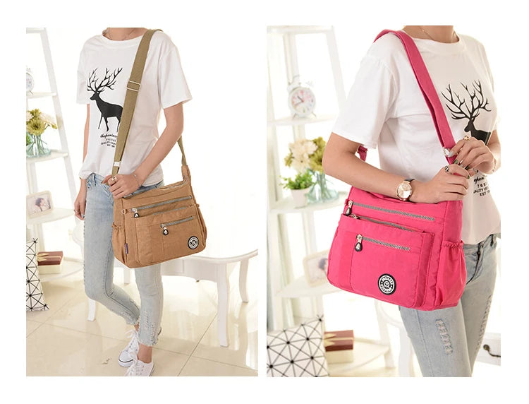 Luxury handbags women bags designer fashion nylon crossbody bags for women 2022 high capacity travel shoulder bags purses sac Master Coach HQ
