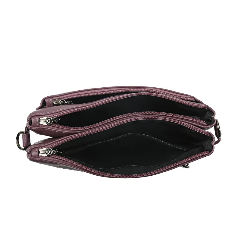 Luxury Designer Multilayer Ladies Handbags High Quality Leather Shoulder Bags Women 2025 Female Crossbody Bag Purses and  Sac Master Coach HQ
