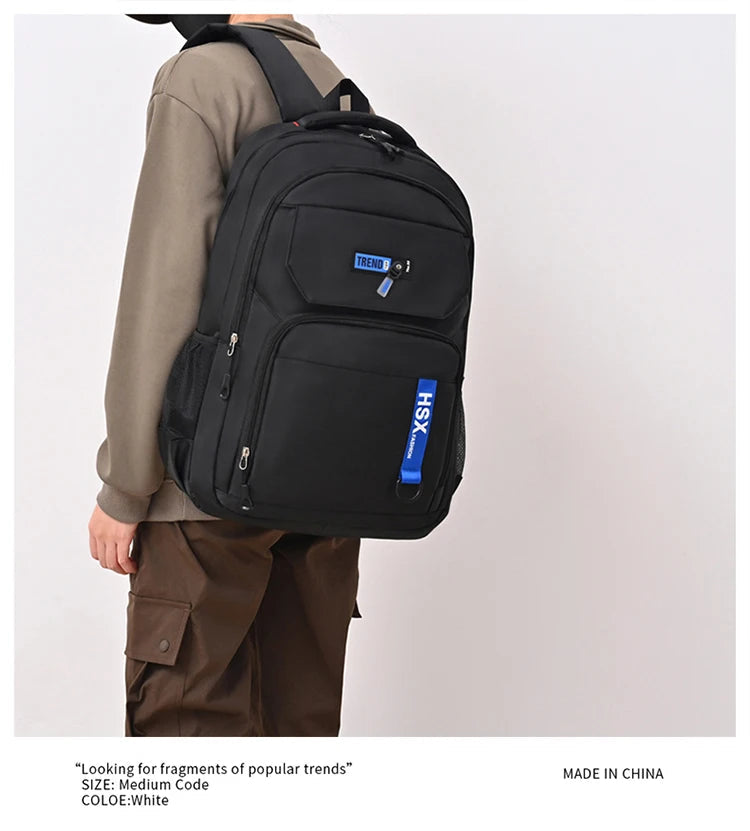 FashionLuxury Brand Man's Backpack High Quality Man's Bags Large Capacity Computer Bag Waterproof School Bags Handbag For Man Master Coach HQ