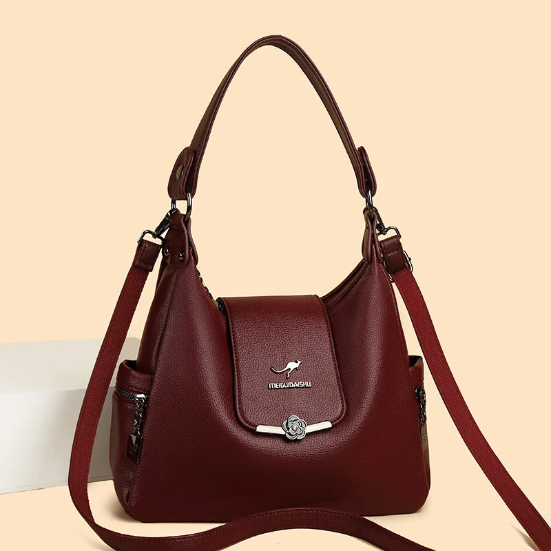 Luxury Handbags Women Shoulder Bags Designer Ladies Large Capacity Tote Famous Brand Quality Leather Crossbody Messenger Bag Master Coach HQ