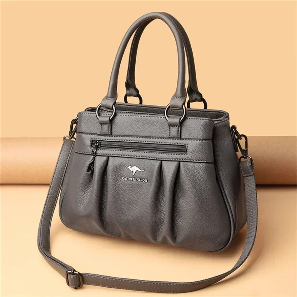 Luxury Handbags Women Bags Designer 3 Layers Leather Hand Bags Big Capacity Tote Bag for Women Vintage Top-handle Shoulder Bags Master Coach HQ