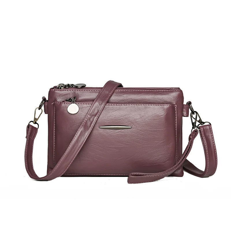 Luxury Designer Multilayer Ladies Handbags High Quality Leather Shoulder Bags Women 2025 Female Crossbody Bag Purses and  Sac Master Coach HQ