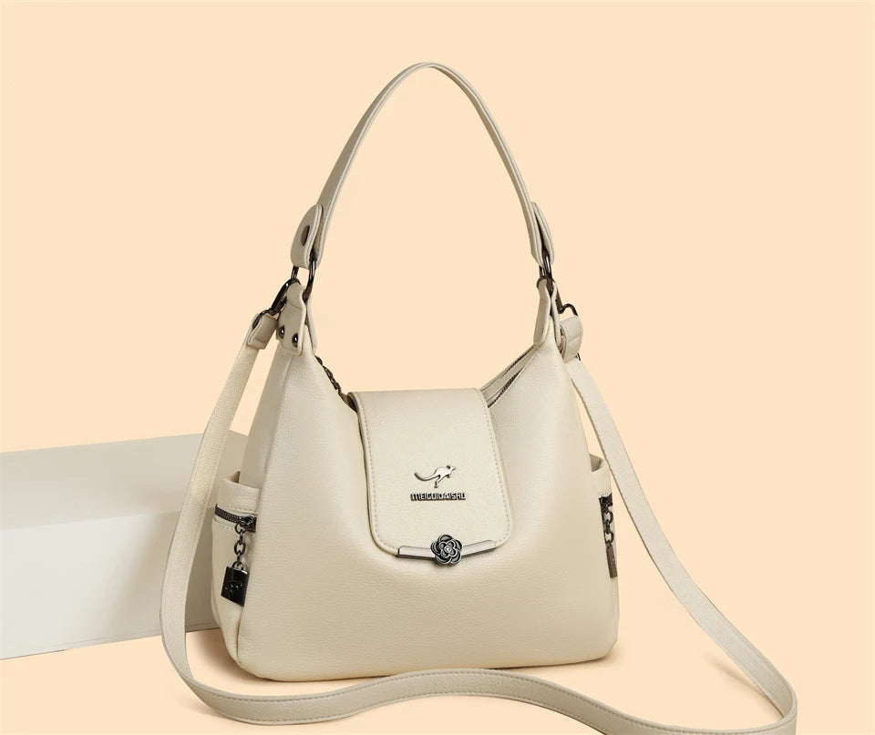 Luxury Handbags Women Shoulder Bags Designer Ladies Large Capacity Tote Famous Brand Quality Leather Crossbody Messenger Bag Master Coach HQ