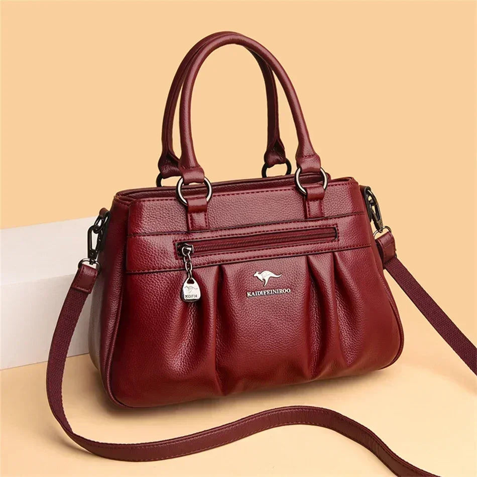 Luxury Handbags Women Bags Designer 3 Layers Leather Hand Bags Big Capacity Tote Bag for Women Vintage Top-handle Shoulder Bags Master Coach HQ