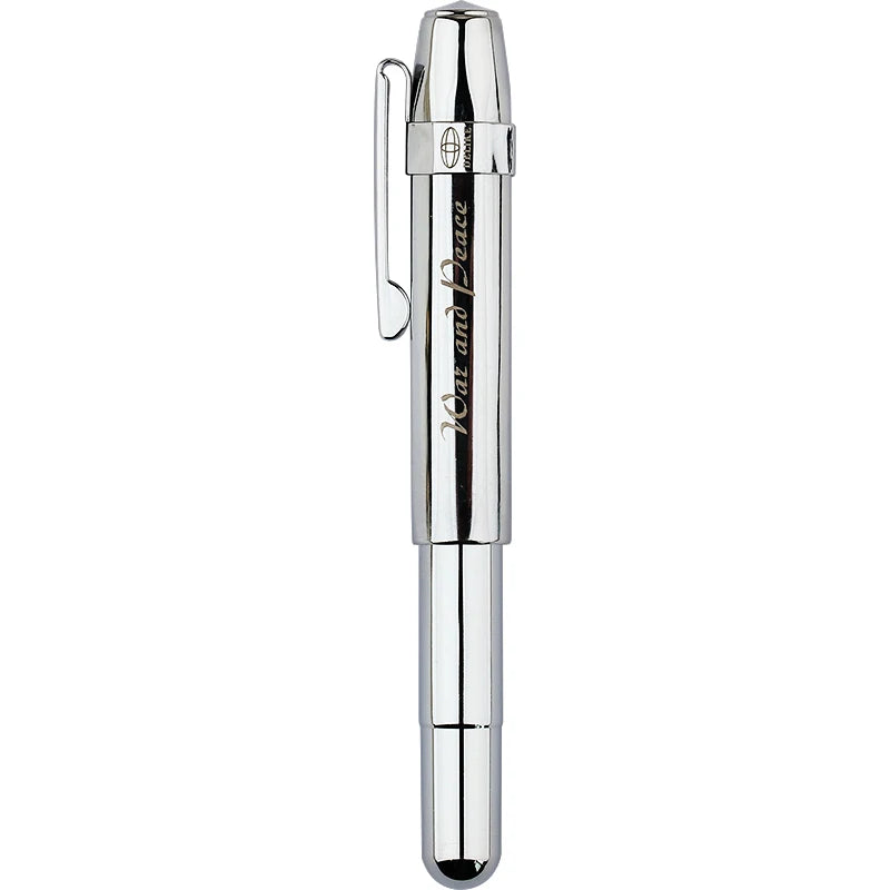 Majohn Alpha All Copper Vintage Travel Short Ink Fountain Pen EF/F/Bent Nib Aluminum Alloy Office School stationery Pocket Pen Master Coach HQ