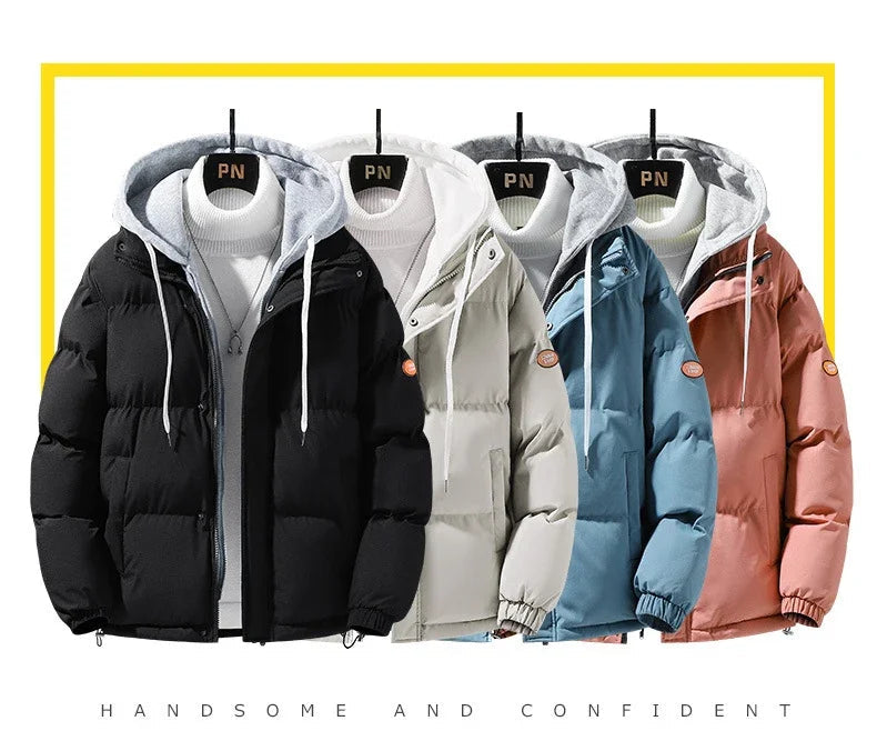 Male Coat Windbreaker Jackets For Men Fashion Parkas Autumn Winter Overcoat Men's Casual Jacket Keep Warm Windproof Hombre New Master Coach HQ