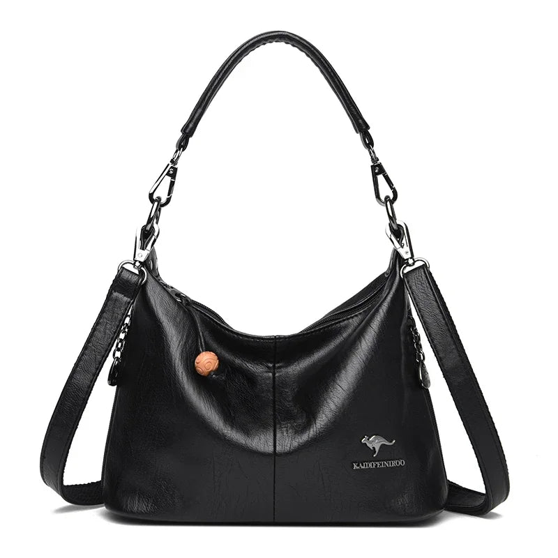 Luxury Handbags Women Bags Designer High-quality Leather Shoulder Bags for Women 2024 Casual Solid Color Purse and Handbags Sac Master Coach HQ