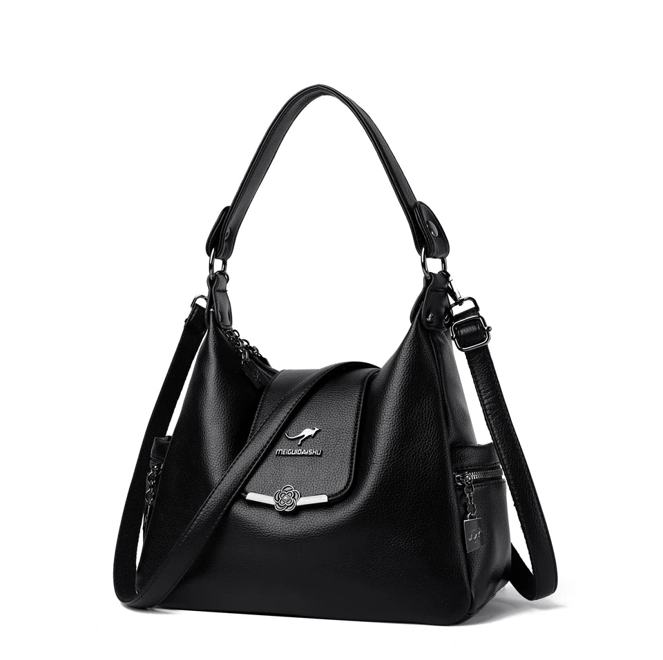 Luxury Handbags Women Shoulder Bags Designer Ladies Large Capacity Tote Famous Brand Quality Leather Crossbody Messenger Bag Master Coach HQ