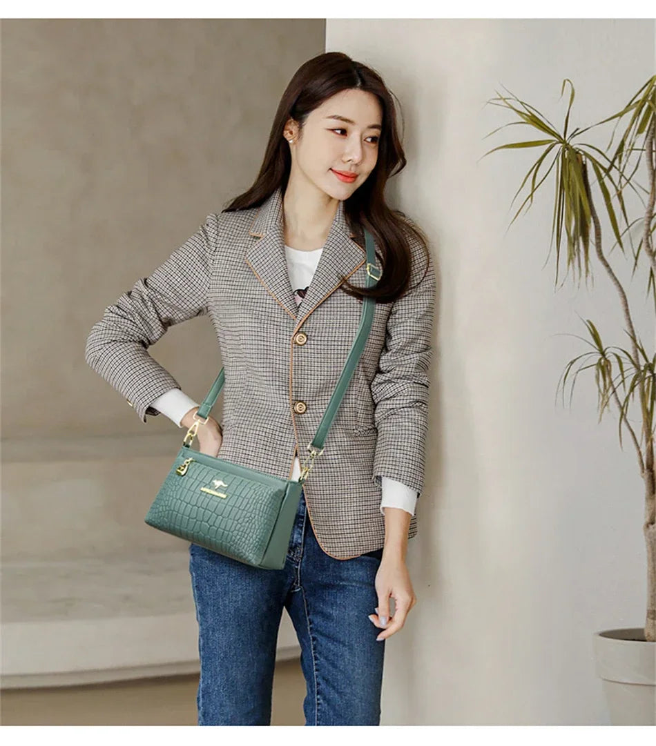 Luxury Designer Ladies Handbags High Quality Leather Shoulder Bags for Women 2025 Female Crossbody Bag Purses and Handbags Sac Master Coach HQ