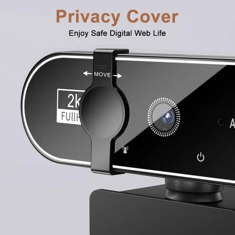 4K Webcam Video Camera 2K Autofocus Streaming Web Cam With Microphone Full HD 1080P Webcams for PC/Computer/Laptop Master Coach HQ