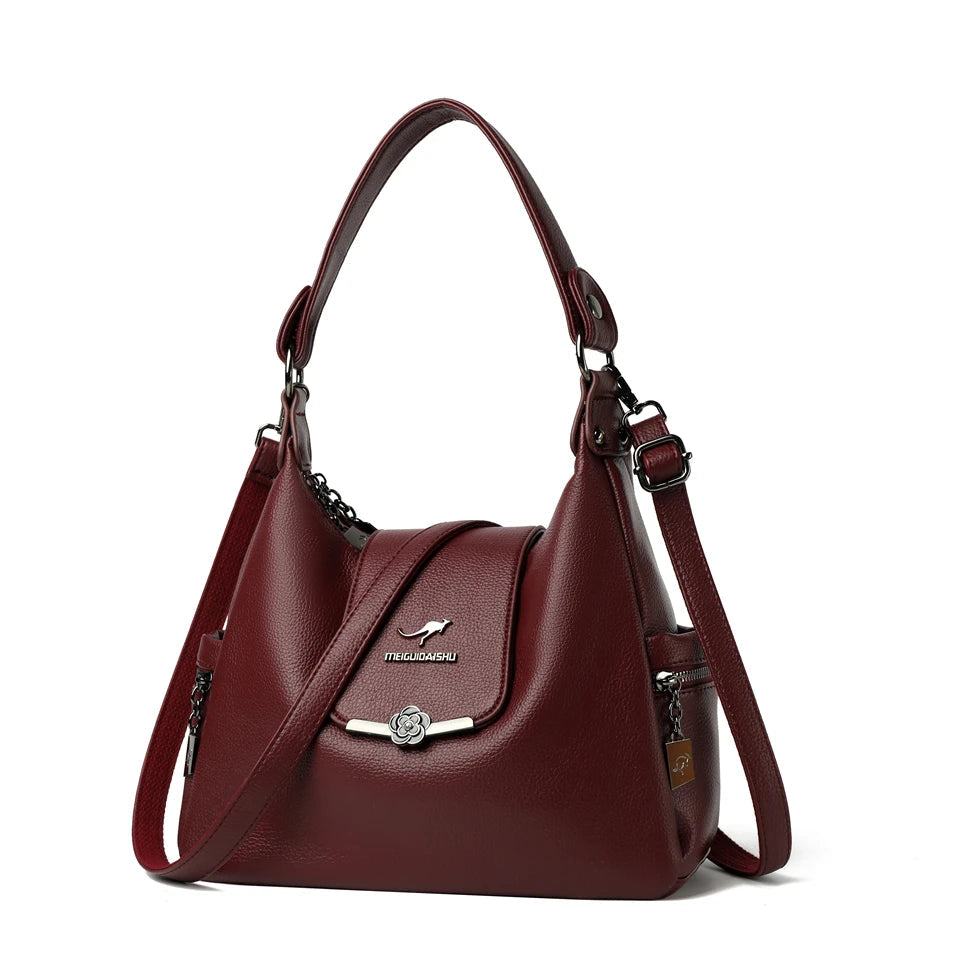 Luxury Handbags Women Shoulder Bags Designer Ladies Large Capacity Tote Famous Brand Quality Leather Crossbody Messenger Bag Master Coach HQ