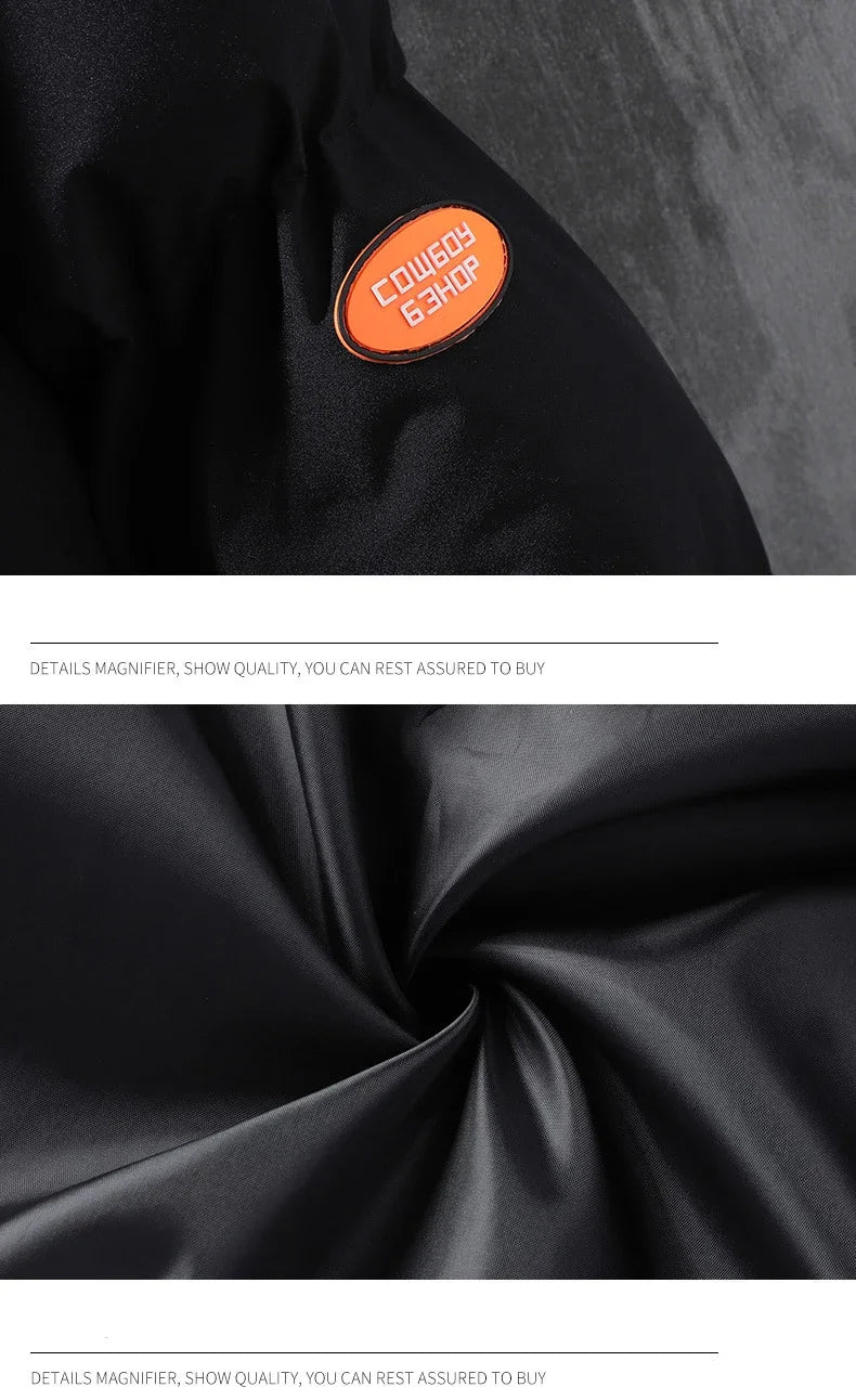 Male Coat Windbreaker Jackets For Men Fashion Parkas Autumn Winter Overcoat Men's Casual Jacket Keep Warm Windproof Hombre New Master Coach HQ