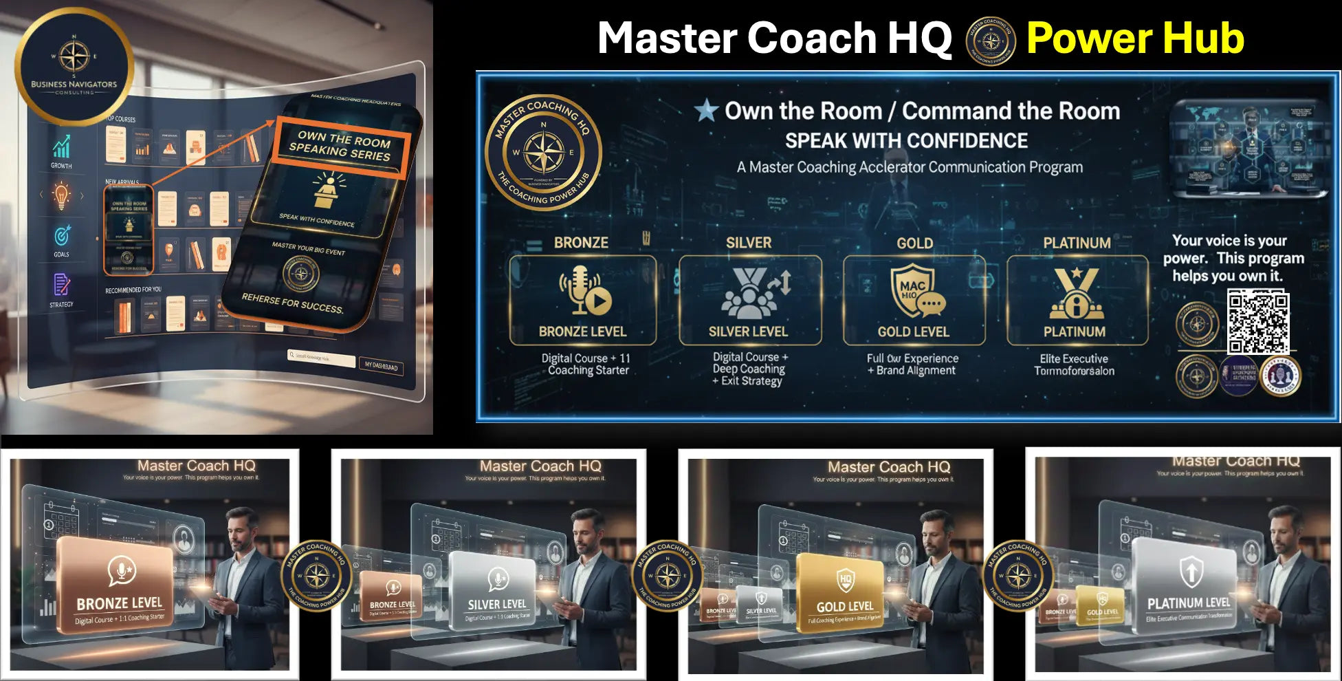 Own the Room - Speak with Confidence - Silver Level Master Coach HQ