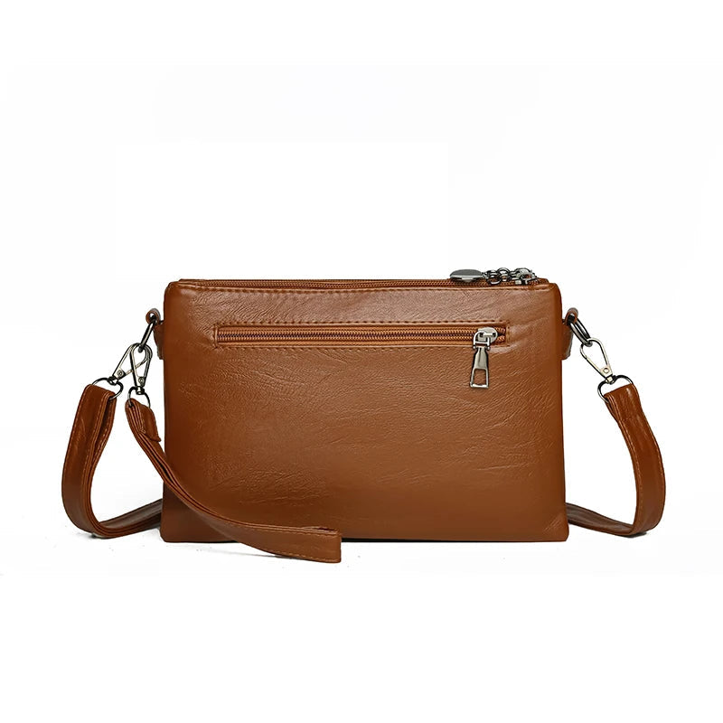 Luxury Designer Multilayer Ladies Handbags High Quality Leather Shoulder Bags Women 2025 Female Crossbody Bag Purses and  Sac Master Coach HQ