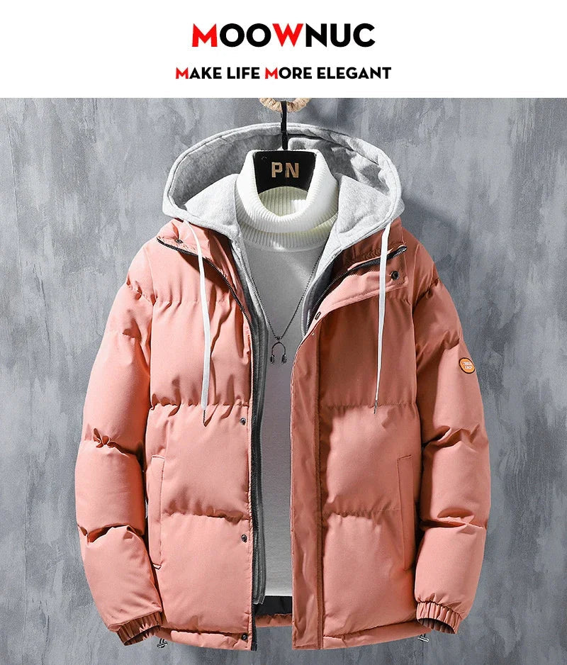 Male Coat Windbreaker Jackets For Men Fashion Parkas Autumn Winter Overcoat Men's Casual Jacket Keep Warm Windproof Hombre New Master Coach HQ