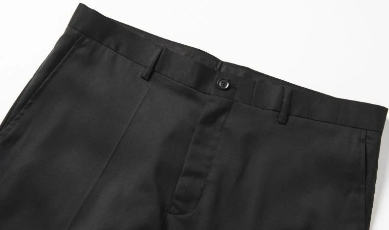 Business Trousers for Men Flared Social Tailoring Gray Bell Mouth Man Suits Pants Clothes Offer Fabric Fashion Classic Elegant Master Coach HQ