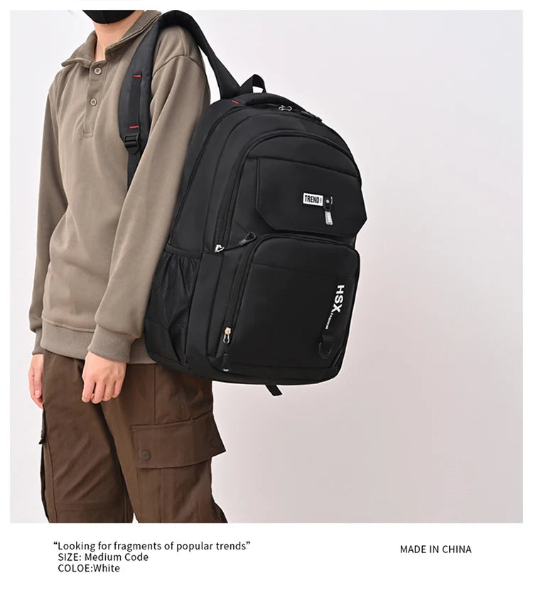 FashionLuxury Brand Man's Backpack High Quality Man's Bags Large Capacity Computer Bag Waterproof School Bags Handbag For Man Master Coach HQ