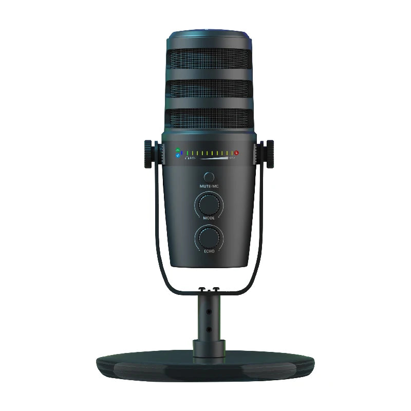 Professional USB Condenser Microphone Metal Reverb Noise-canceling Microphone For PC Recording Streaming Podcast Plug And Play Master Coach HQ