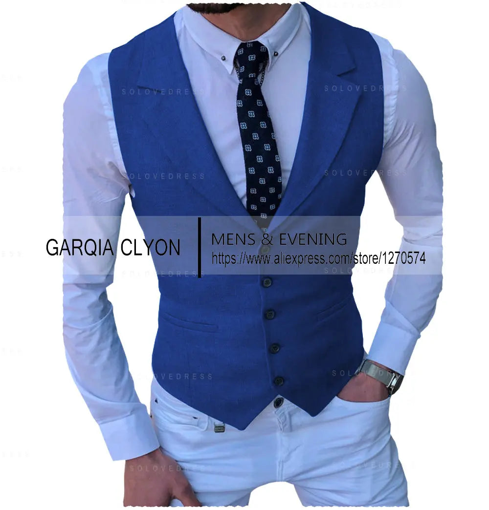 Men's Suits Vest New Arrival Classic Single Breasted Casual  Business Formal Suits Waistcoat For Jacket Groomsmen For Wedding Master Coach HQ