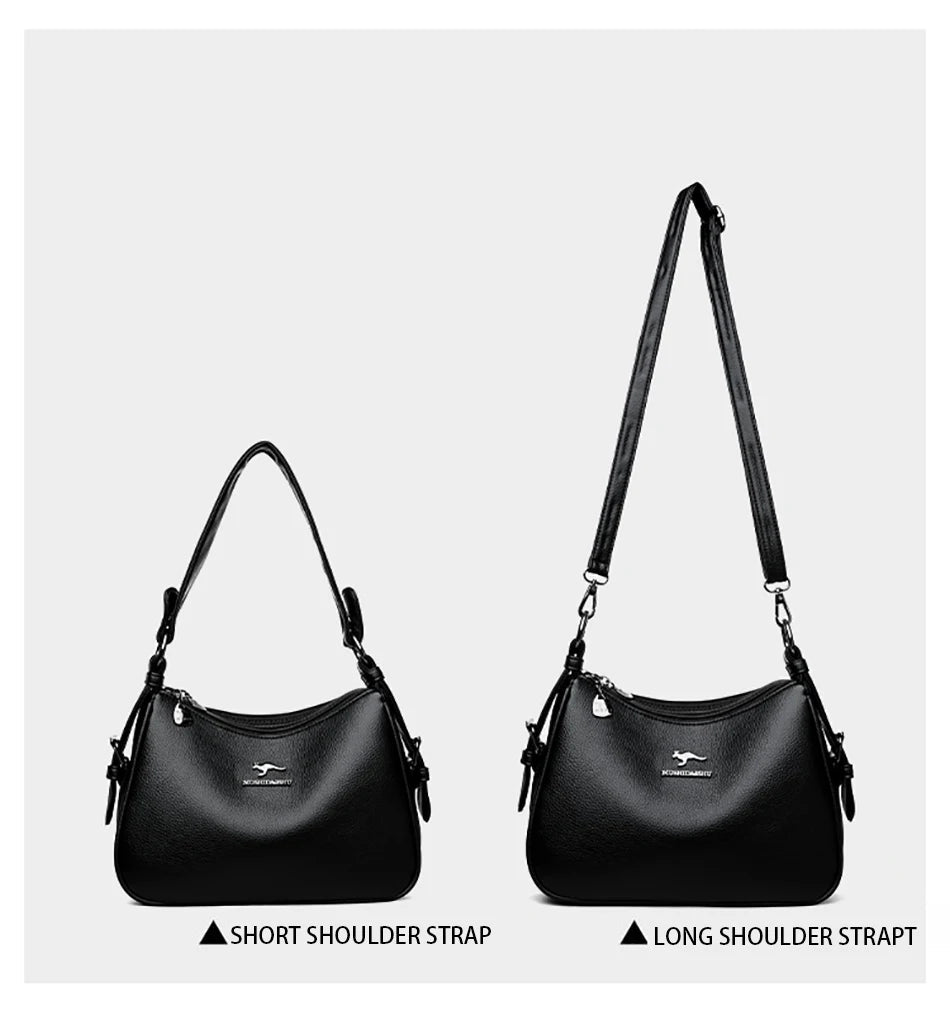 Luxury Designer Ladies Handbags New High Quality Leather Shoulder Bag For Women Female Retro And Minimalist Crossbody Bags Purse Master Coach HQ