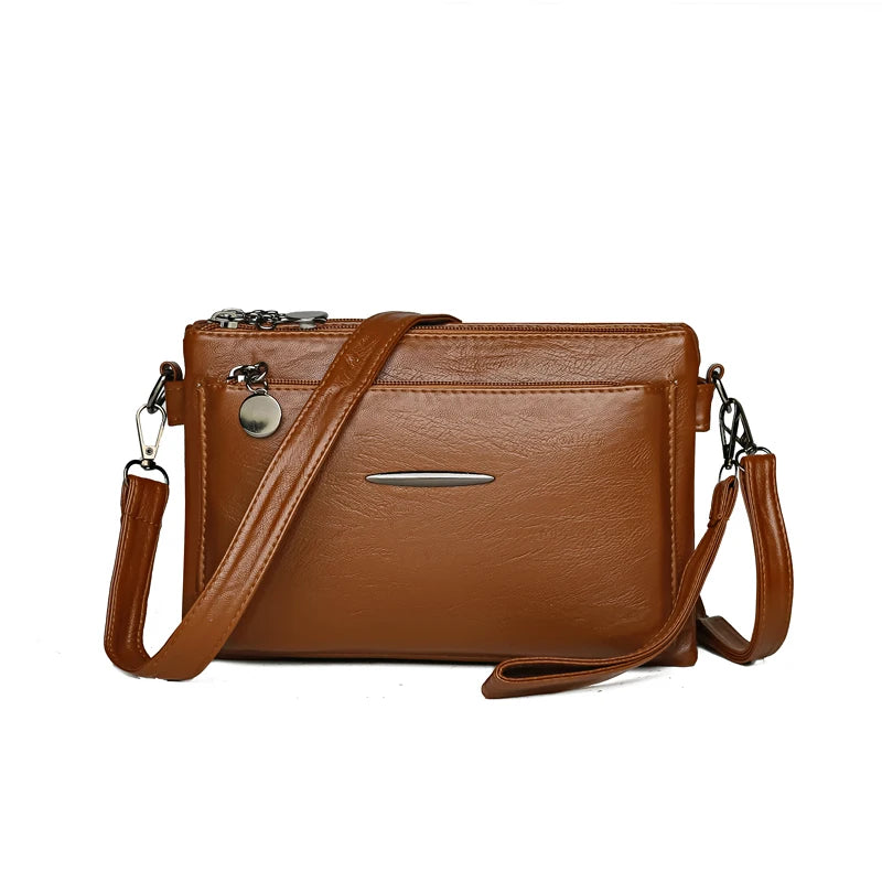 Luxury Designer Multilayer Ladies Handbags High Quality Leather Shoulder Bags Women 2025 Female Crossbody Bag Purses and  Sac Master Coach HQ