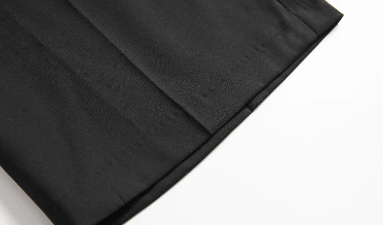 Business Trousers for Men Flared Social Tailoring Gray Bell Mouth Man Suits Pants Clothes Offer Fabric Fashion Classic Elegant Master Coach HQ