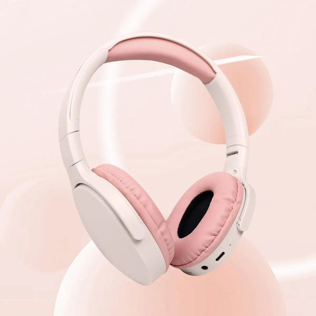Fashionable Bluetooth wireless headphones, over-ear, deep bass, sports stereo, high fidelity, long battery life, universal Master Coach HQ