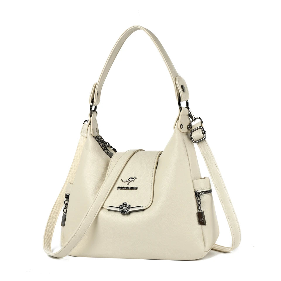 Luxury Handbags Women Shoulder Bags Designer Ladies Large Capacity Tote Famous Brand Quality Leather Crossbody Messenger Bag Master Coach HQ