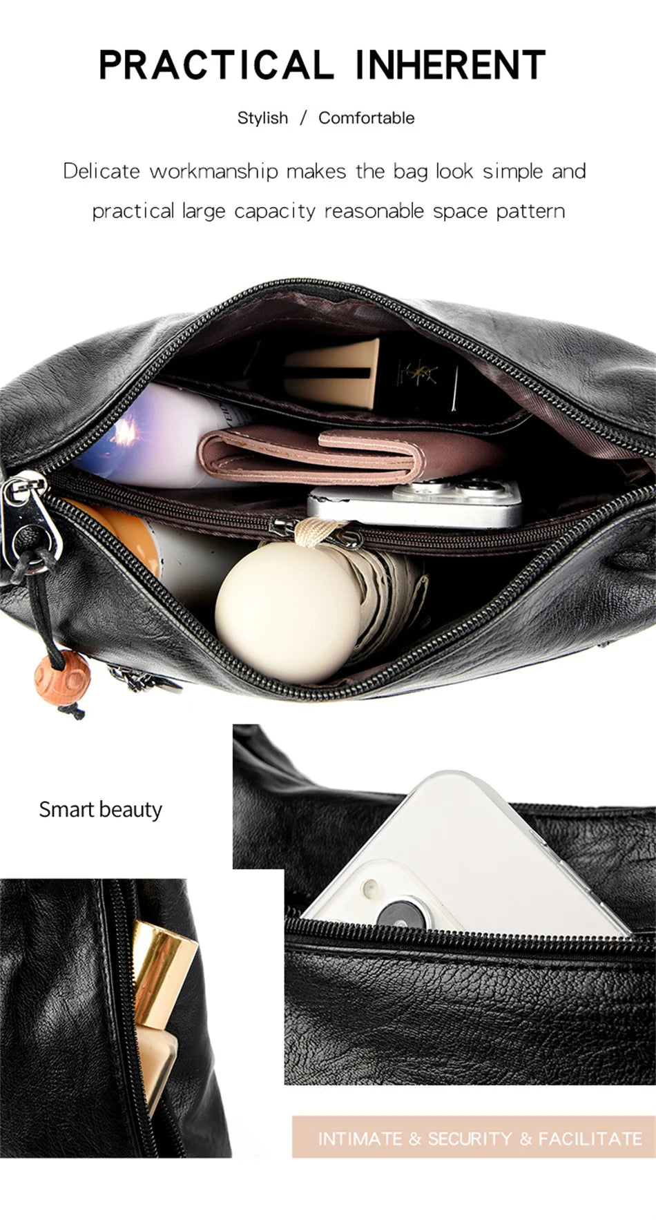 Luxury Handbags Women Bags Designer High-quality Leather Shoulder Bags for Women 2024 Casual Solid Color Purse and Handbags Sac Master Coach HQ