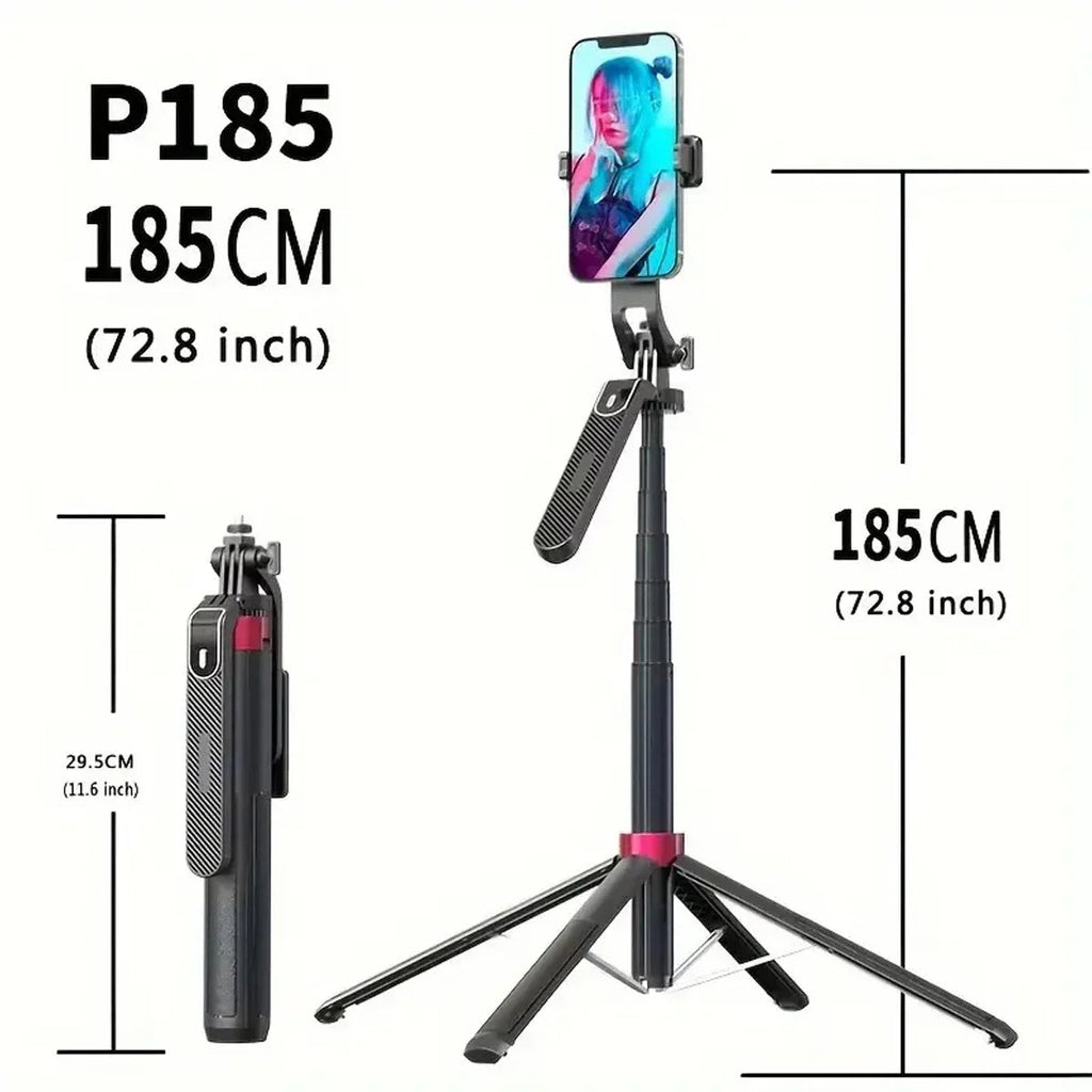 Portable camera tripod with wireless remote control and 360 ° rotation for video recording, video recording, and live streaming Master Coach HQ