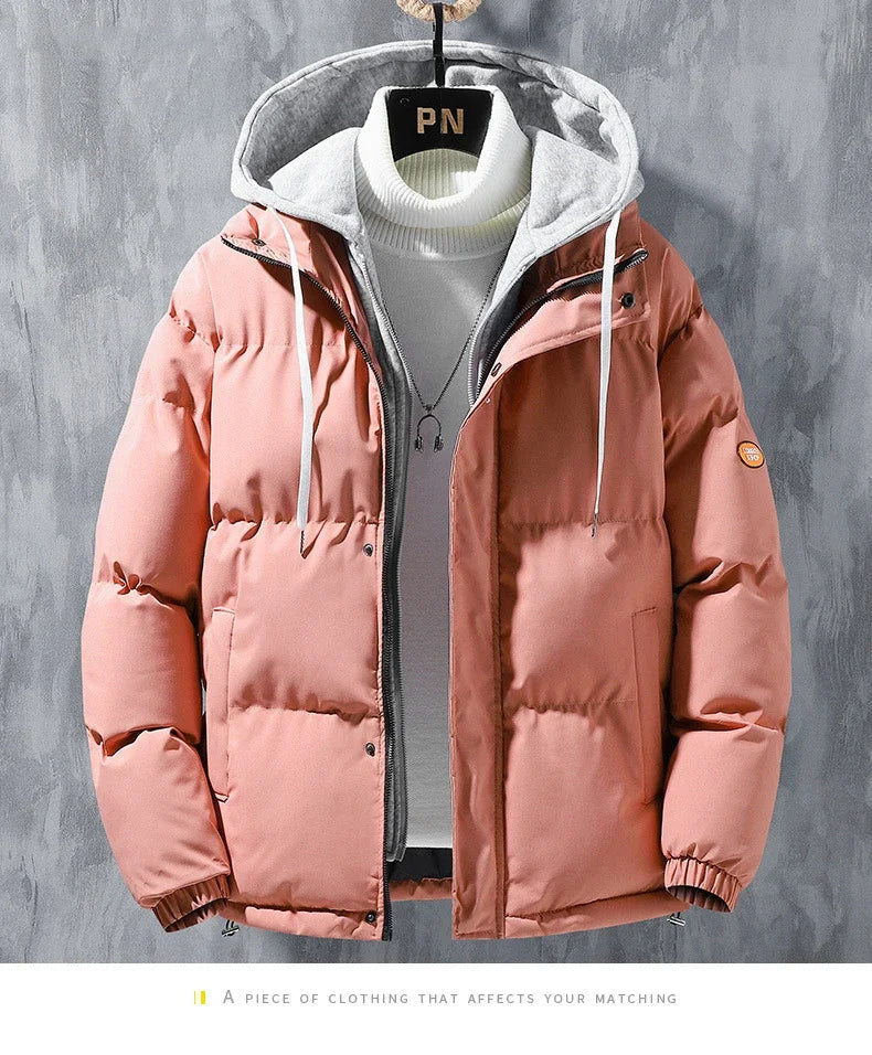 Male Coat Windbreaker Jackets For Men Fashion Parkas Autumn Winter Overcoat Men's Casual Jacket Keep Warm Windproof Hombre New Master Coach HQ