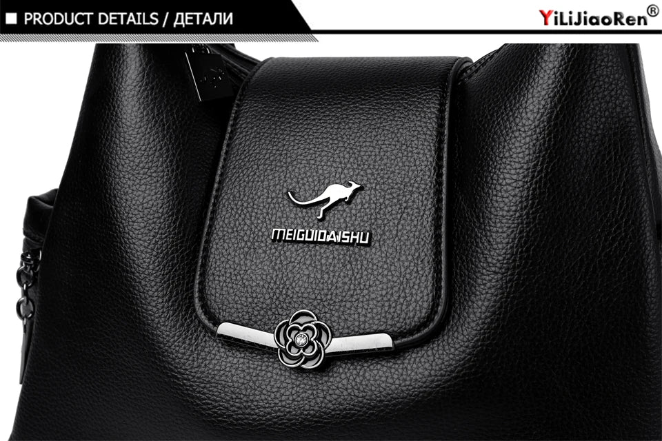 Luxury Handbags Women Shoulder Bags Designer Ladies Large Capacity Tote Famous Brand Quality Leather Crossbody Messenger Bag Master Coach HQ