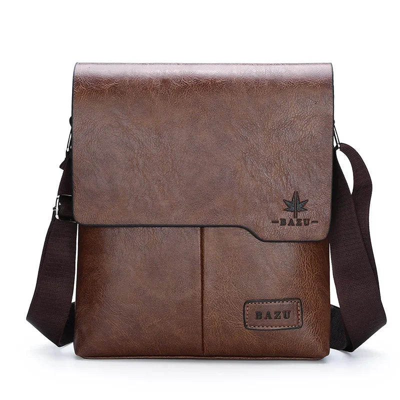 Luxury Brand Vintage Messenger Bags Men Leather Shoulder Bag Male Handbag Brown Black Side Bag Business Crossbody Bag For Men Master Coach HQ